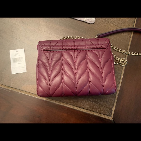Kate Spade Mini Emelyn Briar Lane Quilted Deepplum - Picture 2 of 3